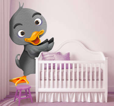 Adesivo bambini brutto anatroccolo