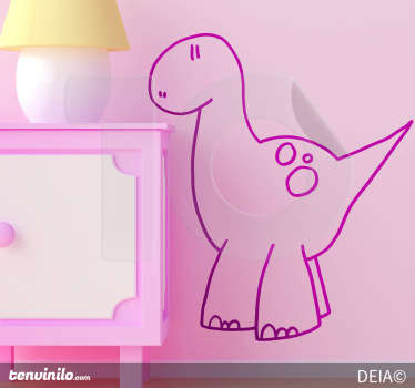 Adesivo bambini dinosauro cucciolo