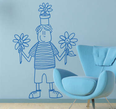 Adesivo cameretta bambino primavera