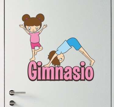 Adesivo palestra per scuole