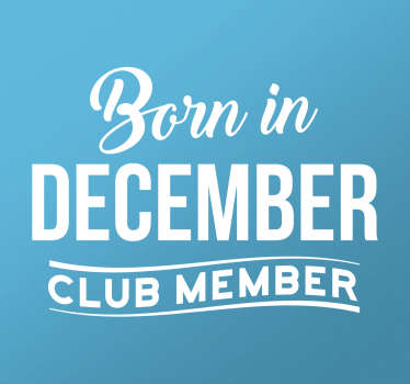 Adesivo personalizzabile Born in