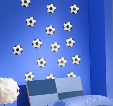 Set Stickers Palloni da Calcio