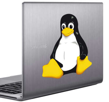 Skin adesiva portatile pinguino Linux