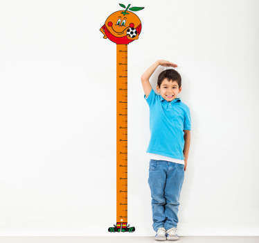 Sticker decorativo metro Naranjito