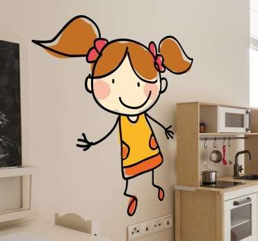 Sticker decorativo ragazza snella 6