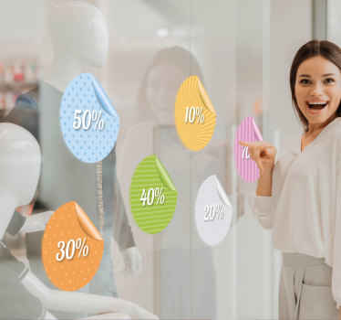 Sticker decorativo set etichette