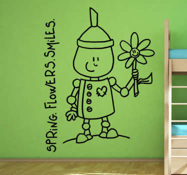 Sticker decorativo spring flowers