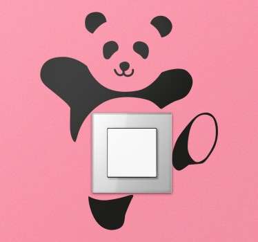 Sticker interruttore Panda