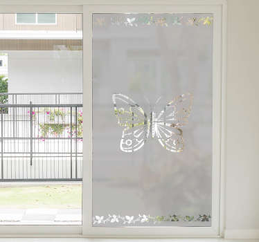 Vetrofania farfalla per finestre