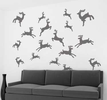 Wall sticker cervi