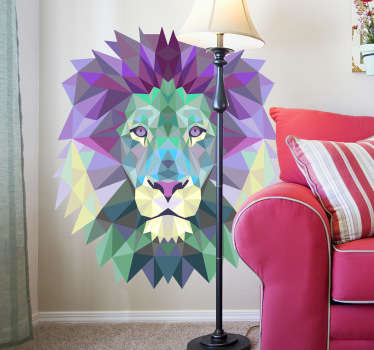 Wall sticker leone origami