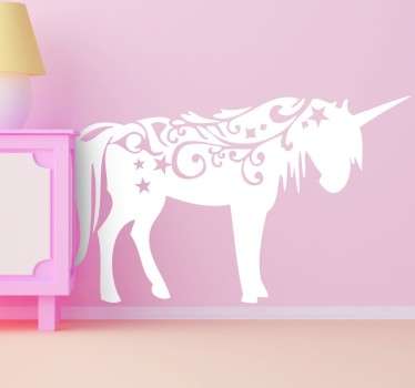 Wall sticker unicorno pony