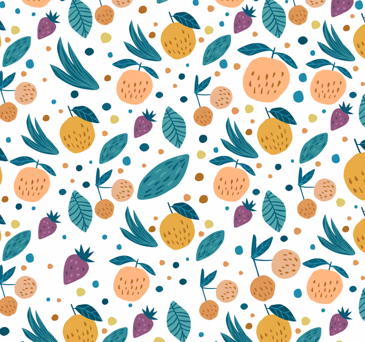 Tenda a rullo cucina aromi di frutta - TenStickers