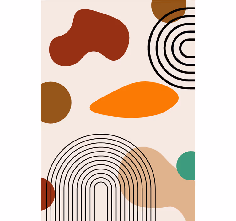 Tenda a rullo bagno archi boho - TenStickers