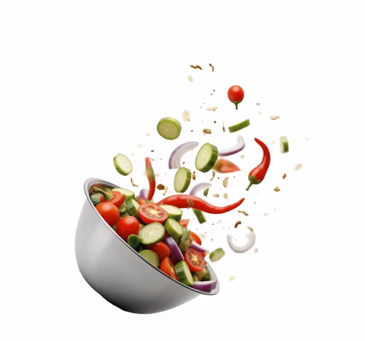 Tenda a rullo cucina insalata fresca - TenStickers