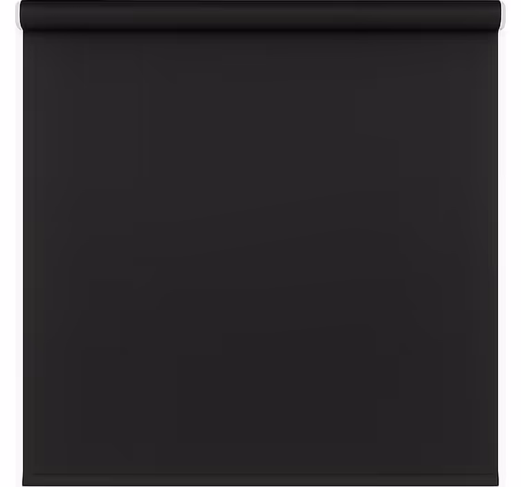 Tenda a rullo bagno nero opaco moderno - TenStickers