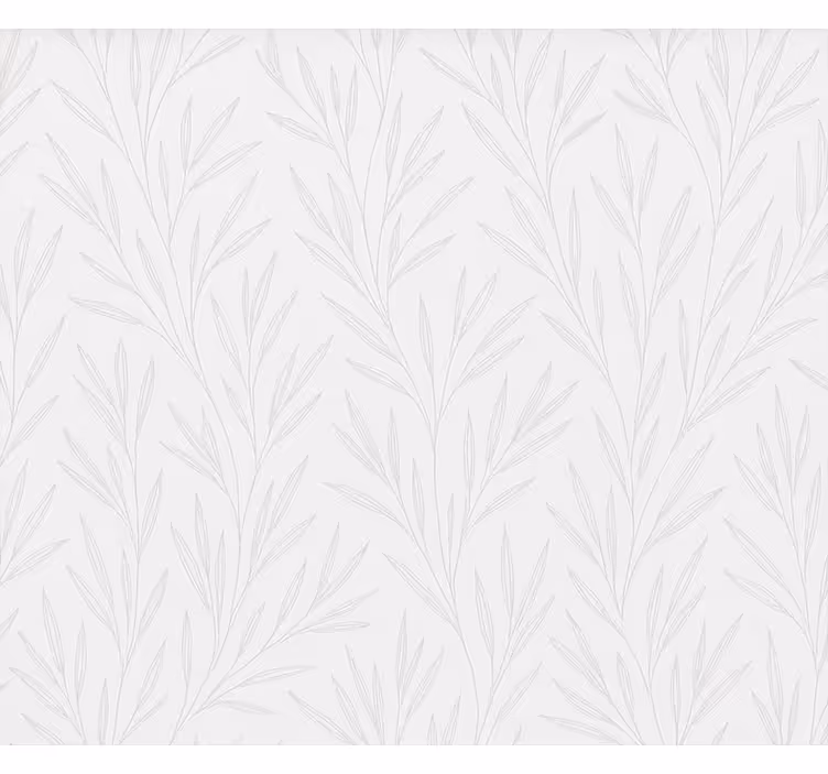 Tenda a rullo bagno motivo a foglie sottili - TenStickers