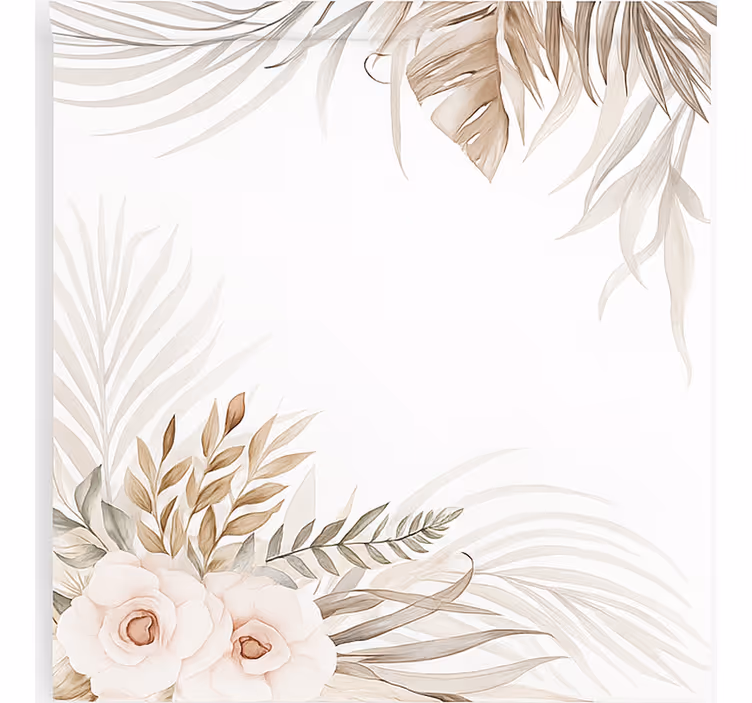 Tenda a rullo cameretta fiori boho graziosi - TenStickers