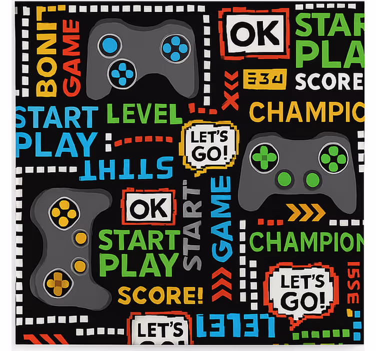 Tenda a rullo gamer salire di livello - TenStickers