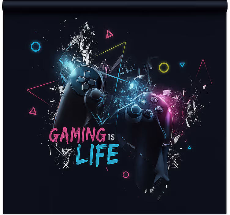 Tenda a rullo gamer il gioco è vita - TenStickers