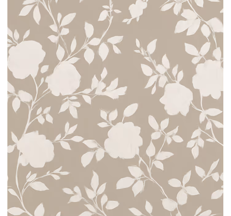 Tenda a rullo camera ragazzi fiori beige graziosi - TenStickers