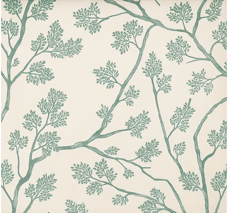 Tenda a rullo sala da pranzo albero fiorito primaverile - TenStickers
