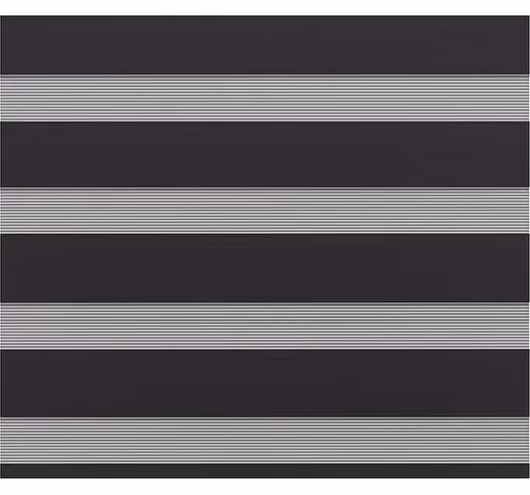 Tenda a rullo per ufficio protezione solare nera trendy - TenStickers