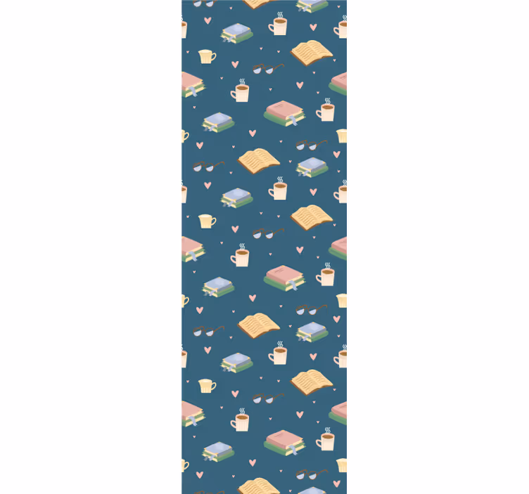Tenda da ufficio a rullo motivo di lettura accogliente - TenStickers