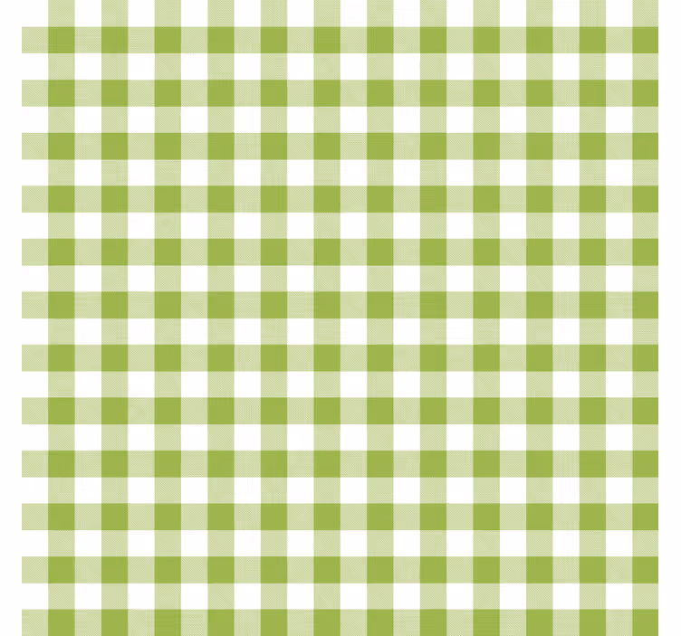 Tenda a rullo sala da pranzo a quadri gingham - TenStickers