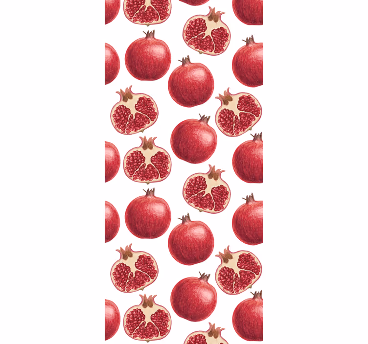Tenda a rullo cucina raccolto di melograno - TenStickers