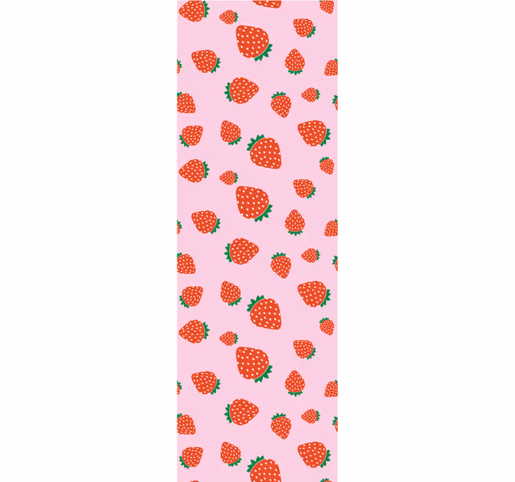 Tenda a rullo cucina motivo fragola dolce - TenStickers