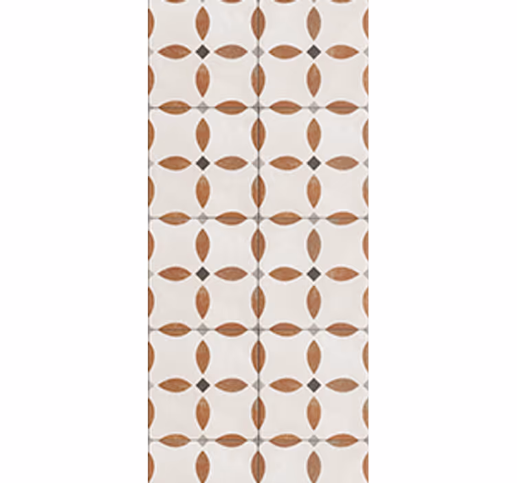 Tenda a rullo cucina motivo geometrico beige textured - TenStickers