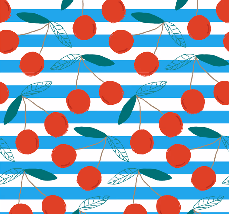 Tenda a rullo cucina motivo frutta astratta - TenStickers