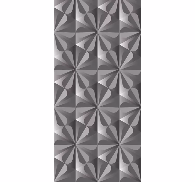 Tenda a rullo cucina motivo floreale geometrico vintage - TenStickers