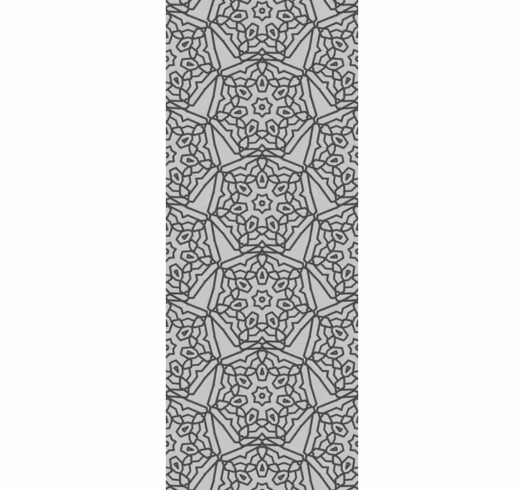 Tenda a rullo cucina stile piastrelle arabe astratte - TenStickers