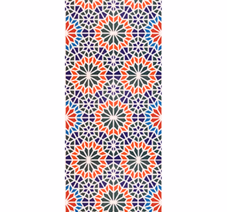 Tenda a rullo cucina piastrelle colorate e cool - TenStickers