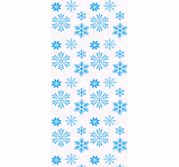 Tenda a rullo cucina cristallo di neve - TenStickers