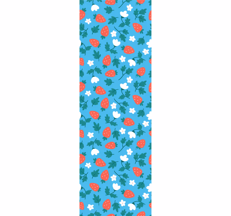 Tenda a rullo cucina motivo frutta e fiori colorati - TenStickers
