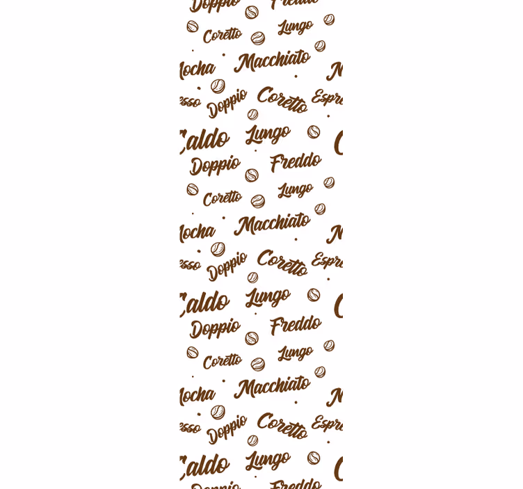 Tenda a rullo cucina caffè ogni giorno - TenStickers