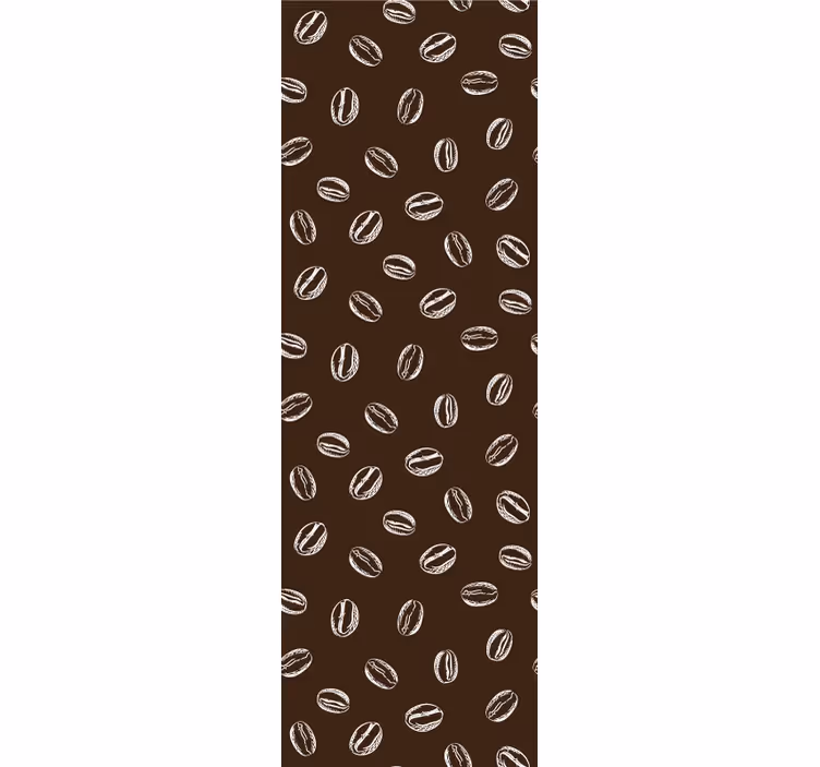 Tenda a rullo cucina motivo chicchi di caffè - TenStickers