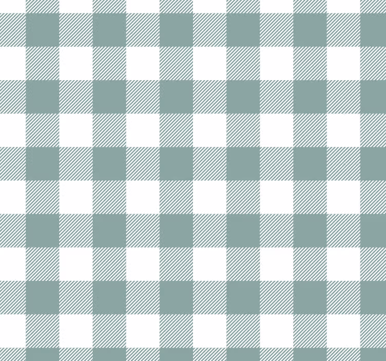 Tenda a rullo cucina tartan verde - TenStickers