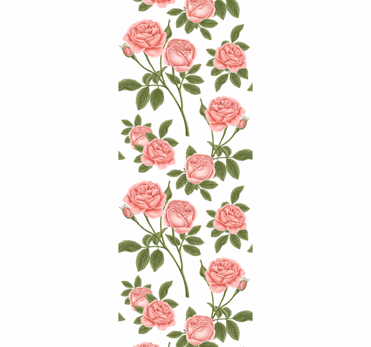 Tenda a rullo cucina stampa di rose - TenStickers