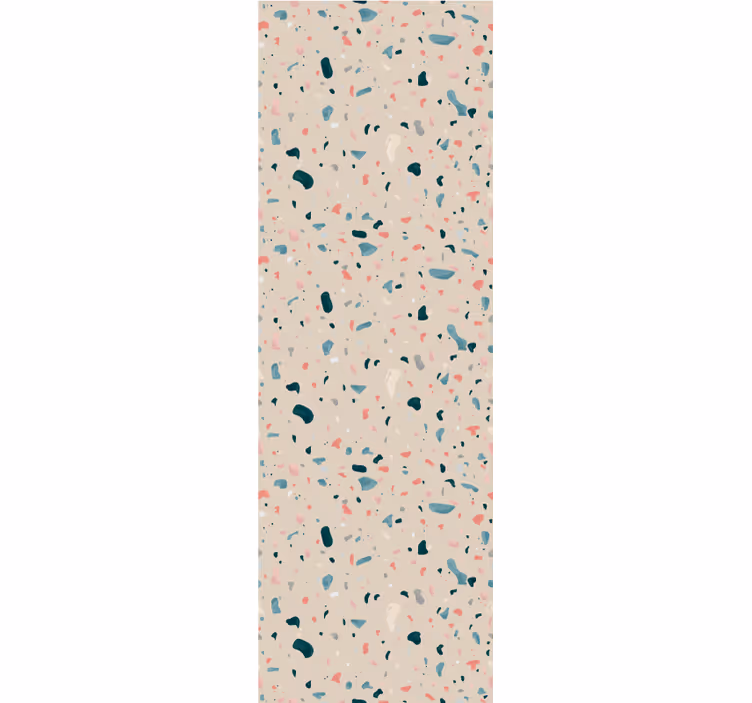 Tenda a rullo cucina motivo terrazzo dipinto a mano - TenStickers