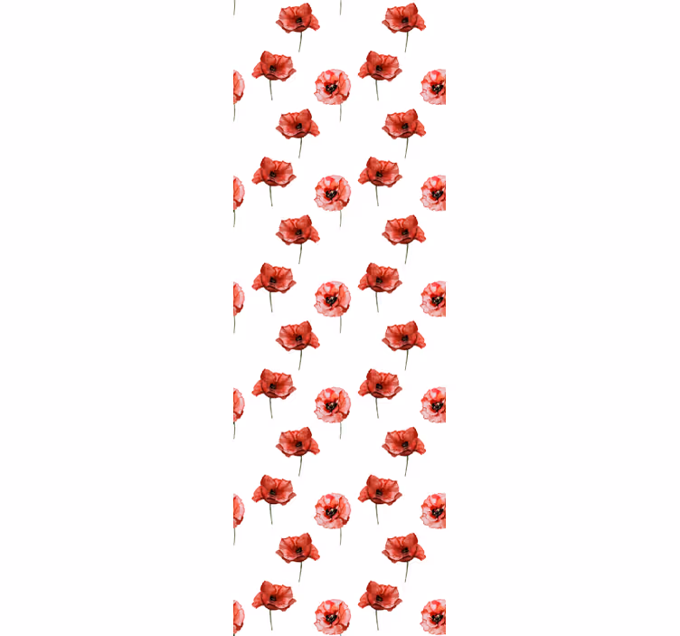 Tenda a rullo sala da pranzo cuccioli acquerello - TenStickers