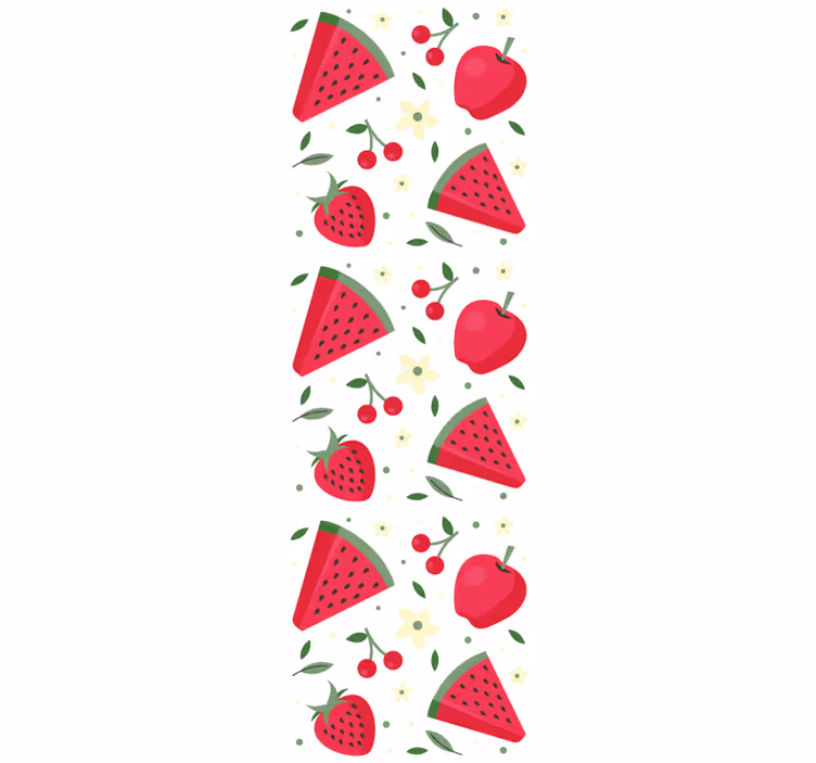 Tenda a rullo sala da pranzo motivo frutta diversa - TenStickers