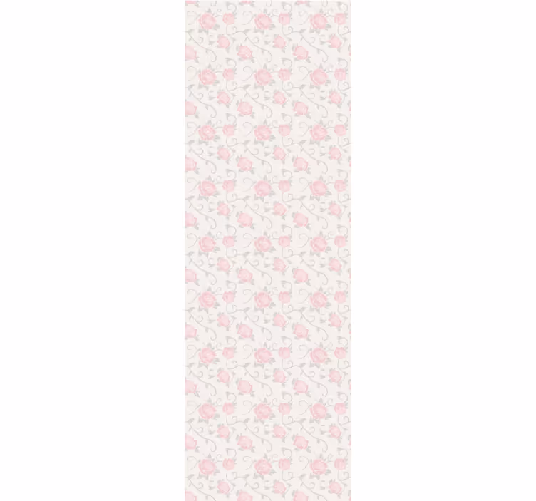 Tenda a rullo sala da pranzo fiori piccoli stile vintage - TenStickers