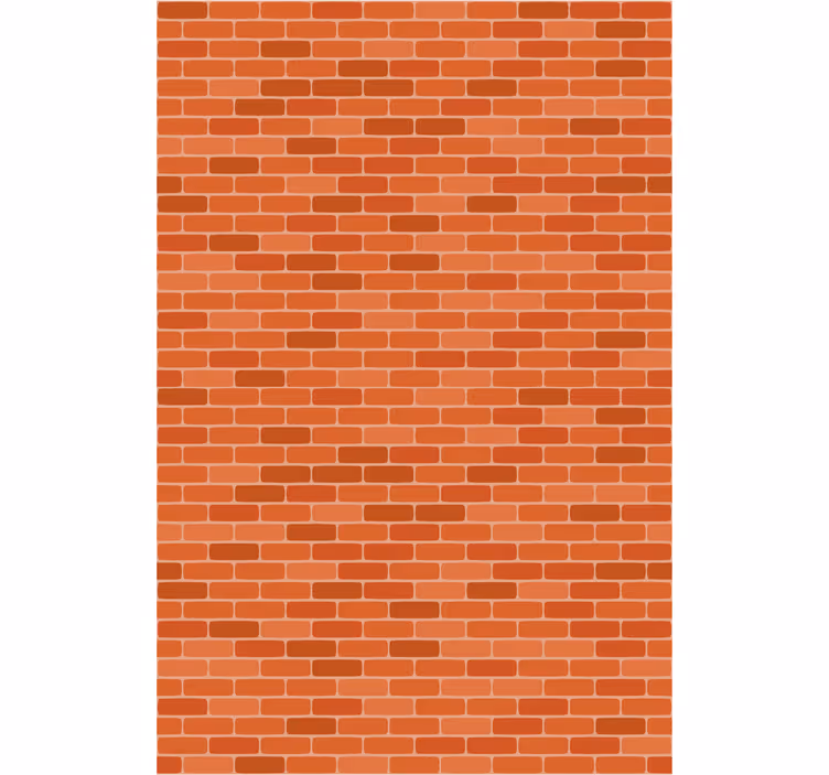 Tenda a rullo sala da pranzo superficie a mattoni - TenStickers