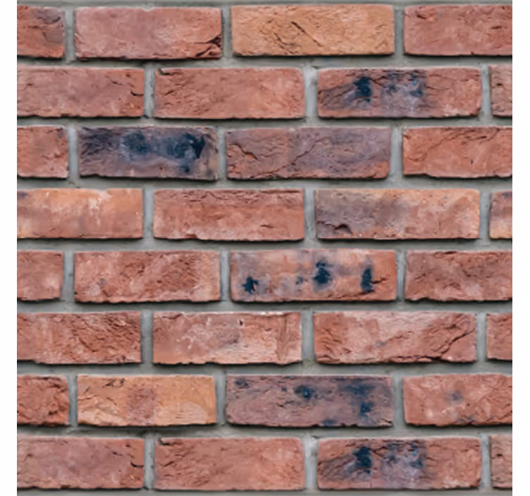 Tenda a rullo sala da pranzo muro di pietra insolito - TenStickers