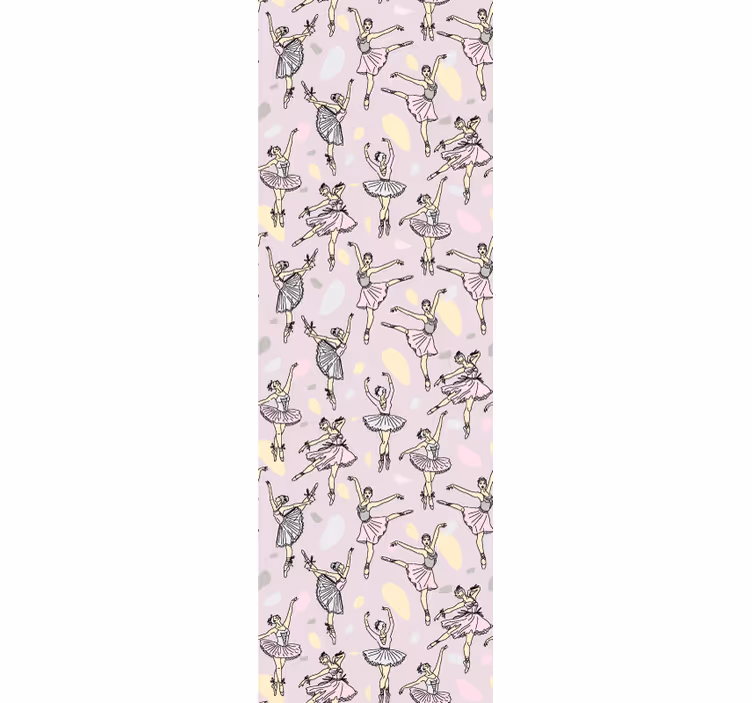Tenda a rullo cameretta ballerina ballet - TenStickers