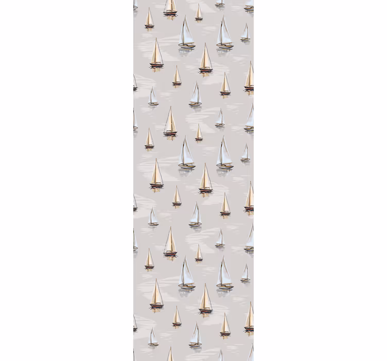 Tenda a rullo cameretta motivo velieri elegante - TenStickers